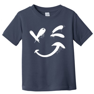 Smiley Face Winking Toddler T-Shirt