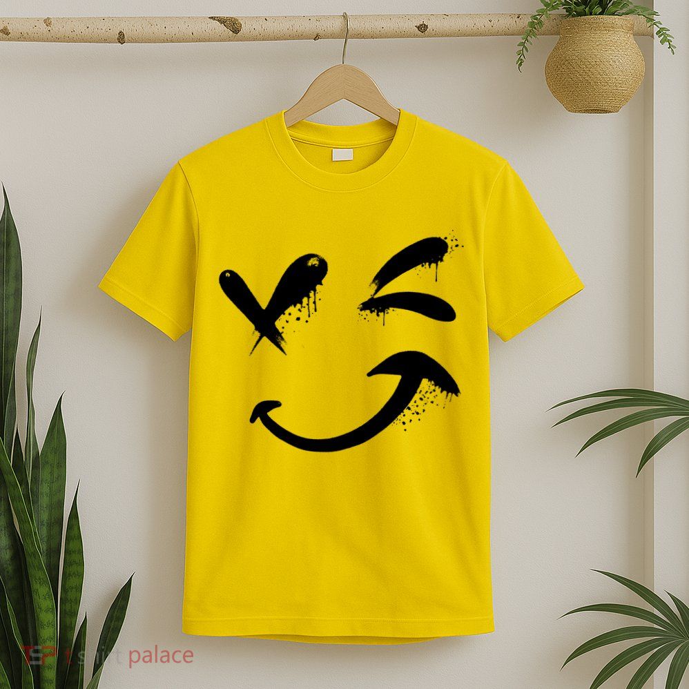 Smiley Face Winking T-Shirt