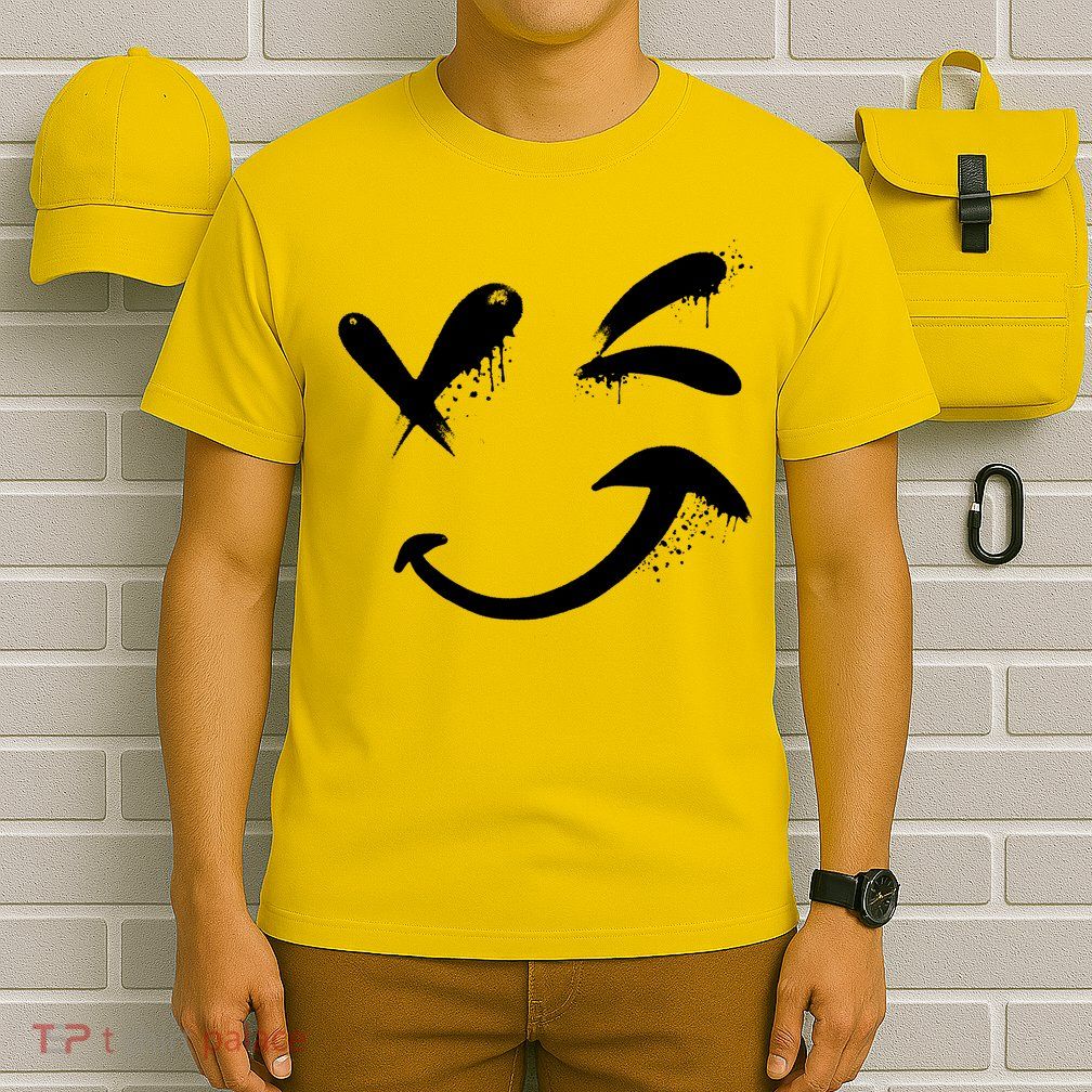Smiley Face Winking T-Shirt