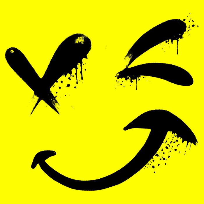 Smiley Face Winking Button