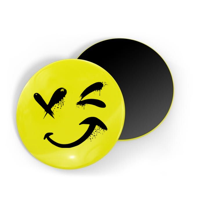 Smiley Face Winking Magnet