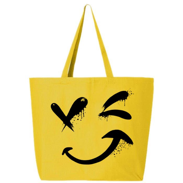 Smiley Face Winking 25L Jumbo Tote