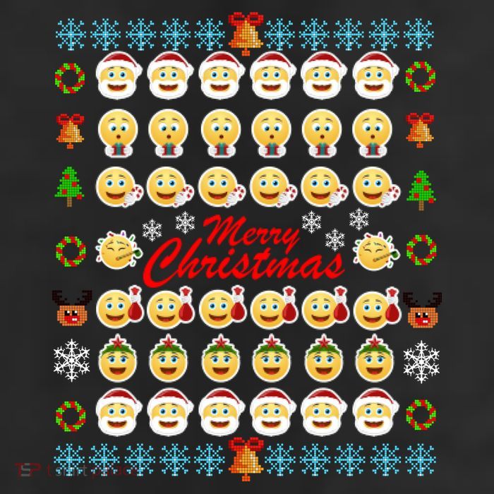 Smiley Faces Ugly Christmas Sweater Cool Comfort Performance Bucket Hat