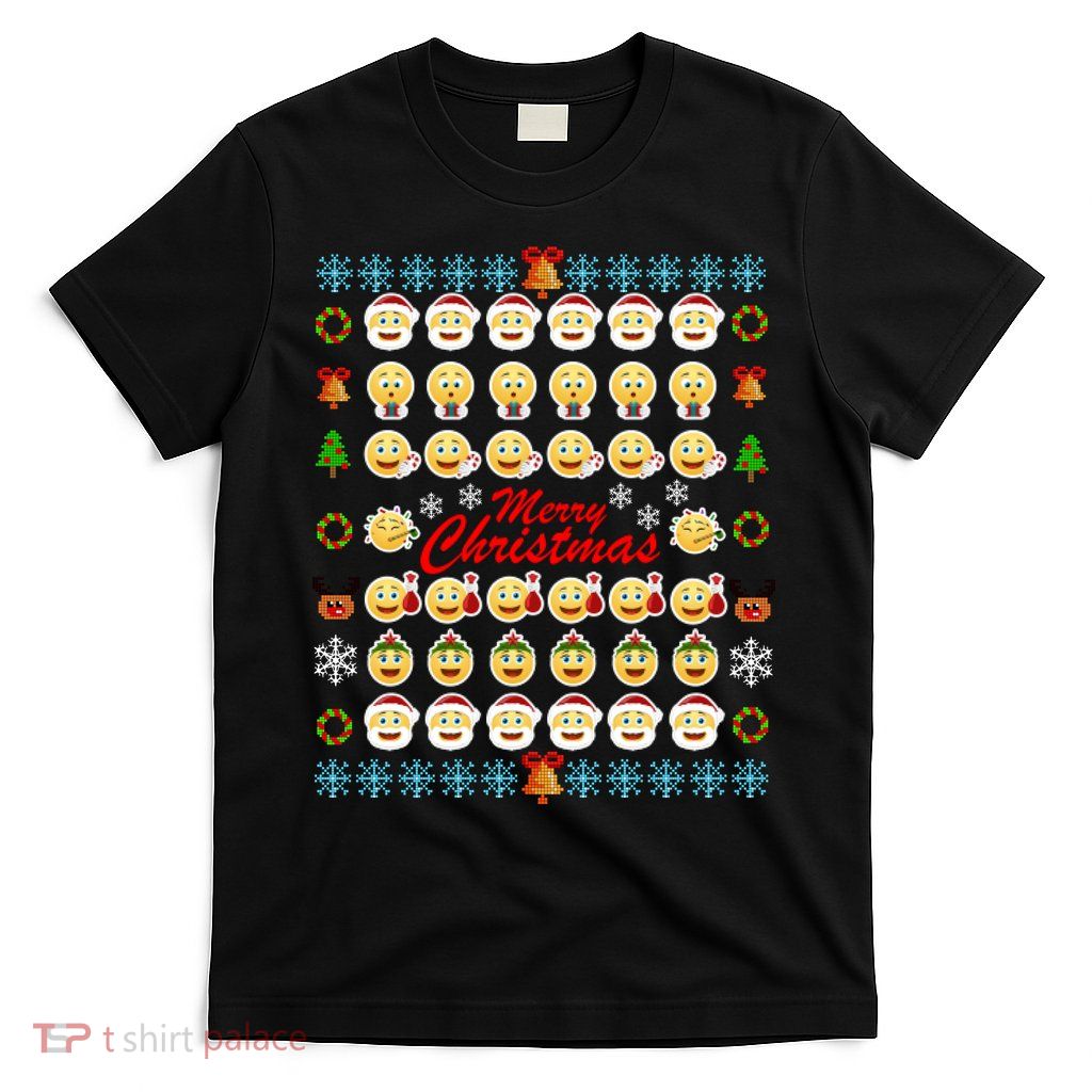 Smiley Faces Ugly Christmas Sweater T-Shirt