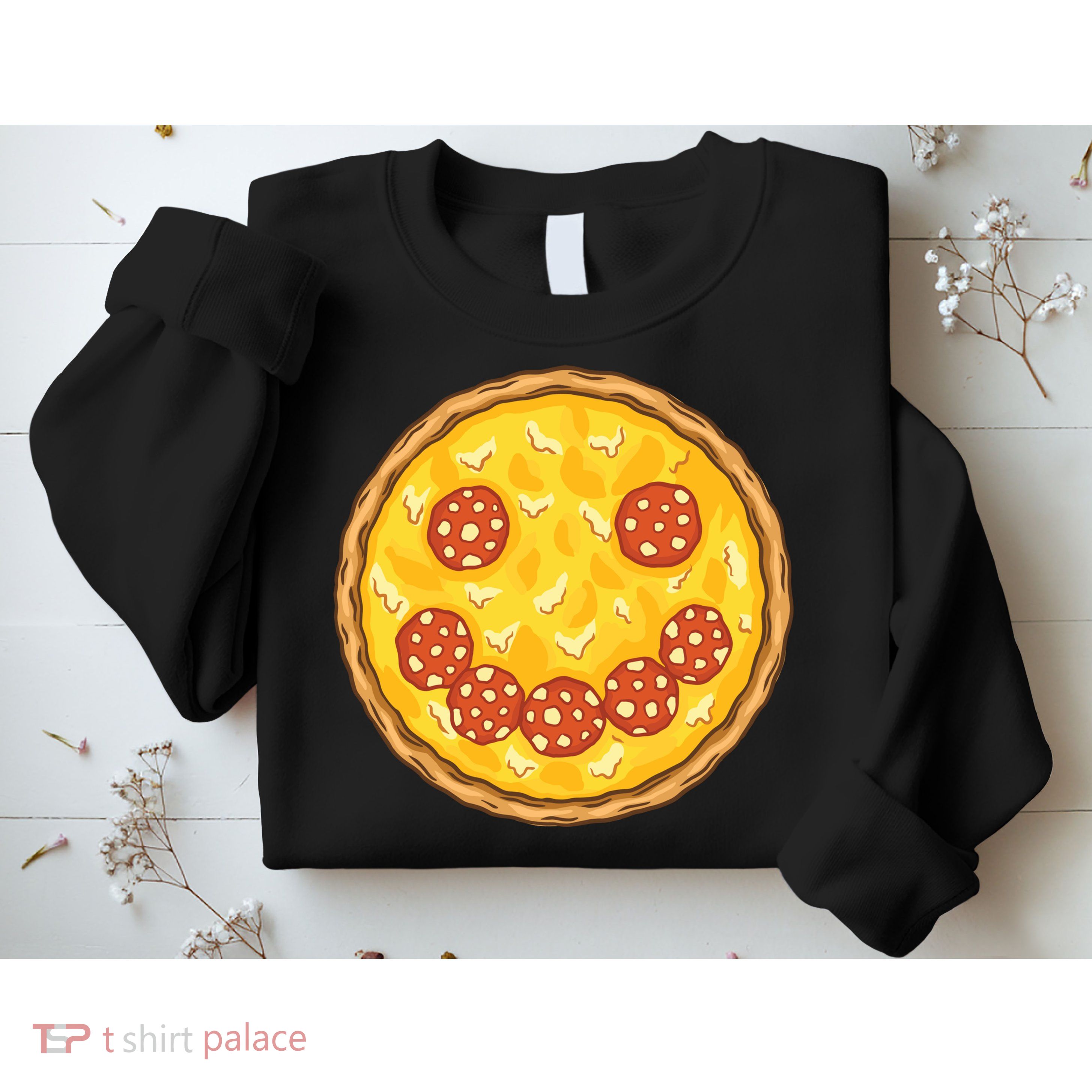 Smiley Pizza Sweatshirt