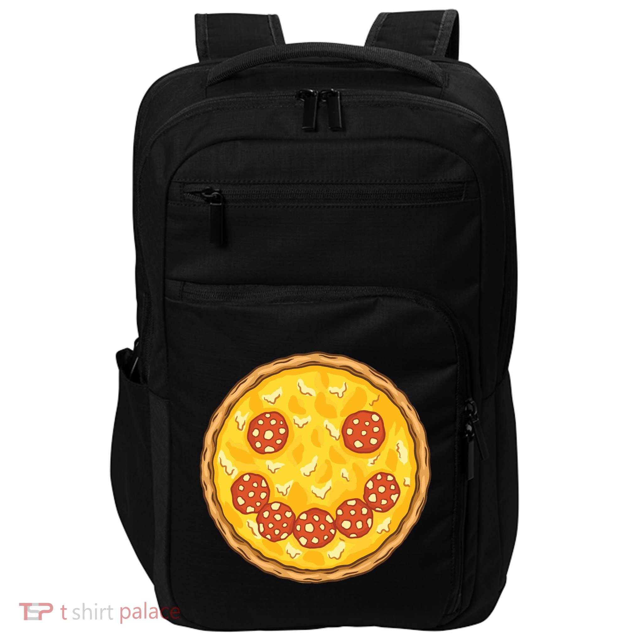 Smiley Pizza Impact Tech Backpack