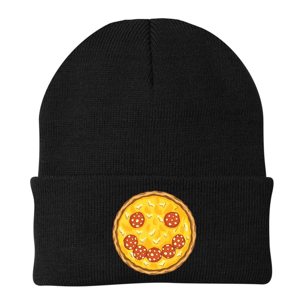 Smiley Pizza Beanie