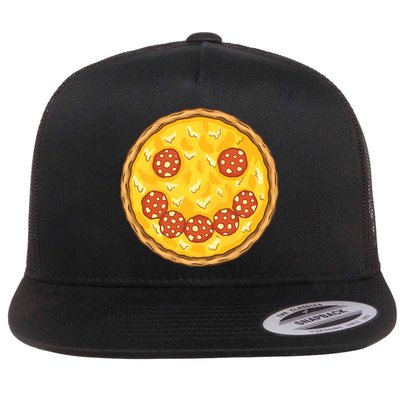 Smiley Pizza Flatbill Hat