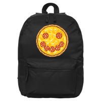 Smiley Pizza 16 in Basic Backpack