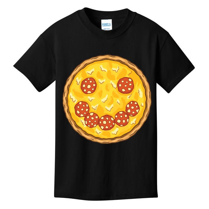 Smiley Pizza Kids T-Shirt