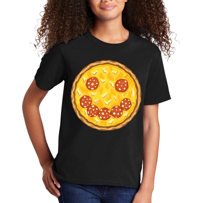 Smiley Pizza Kids T-Shirt