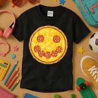Smiley Pizza Kids T-Shirt