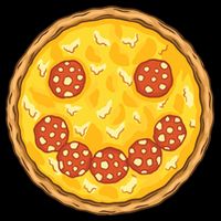 Smiley Pizza Kids T-Shirt