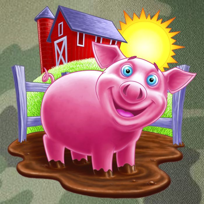 Smiling Farm Pig Legacy Tie Dye Trucker Hat