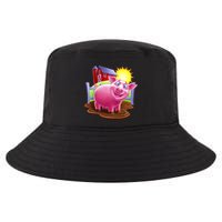 Smiling Farm Pig Cool Comfort Performance Bucket Hat