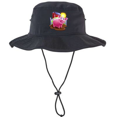 Smiling Farm Pig Bucket Hat