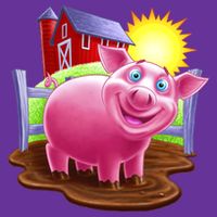 Smiling Farm Pig Performance Shirt