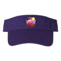 Smiling Farm Pig Valucap Bio-Washed Visor