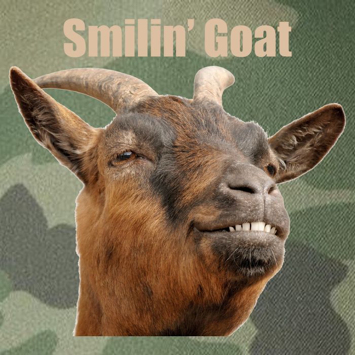 Smiling Goat Funny Legacy Tie Dye Trucker Hat