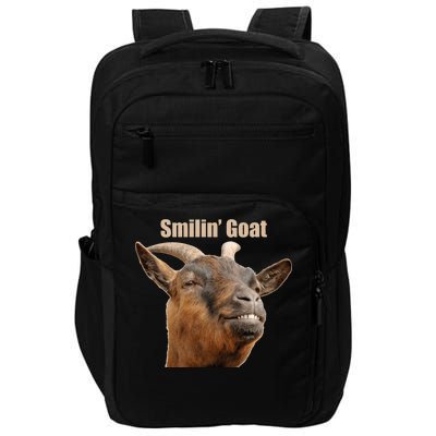 Smiling Goat Funny Impact Tech Backpack