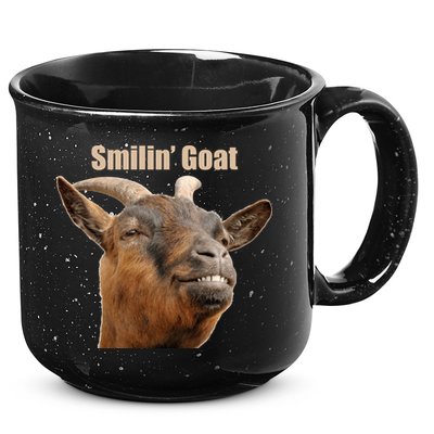 Smiling Goat Funny 15oz Campfire Ceramic Mug