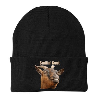 Smiling Goat Funny Beanie