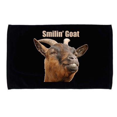 Smiling Goat Funny Microfiber Hand Towel