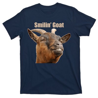 Smiling Goat Funny T-Shirt