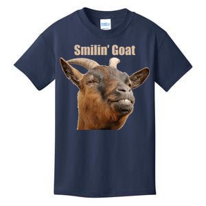 Smiling Goat Funny Kids T-Shirt