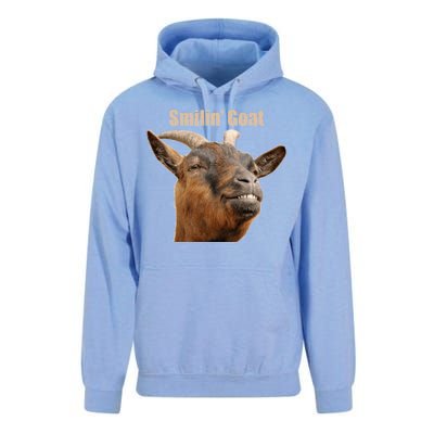 Smiling Goat Funny Unisex Surf Hoodie