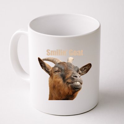 Smiling Goat Funny Coffee Mug