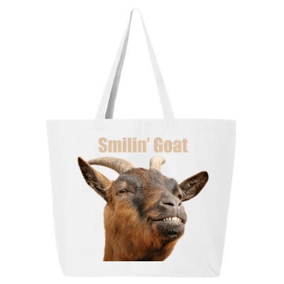 Smiling Goat Funny 25L Jumbo Tote