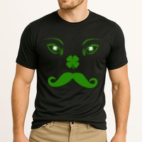 Smiling Irish Eyes Cloverleaf Mustache Performance Shirt