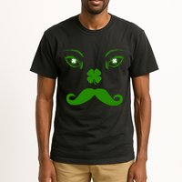 Smiling Irish Eyes Cloverleaf Mustache Tall T-Shirt