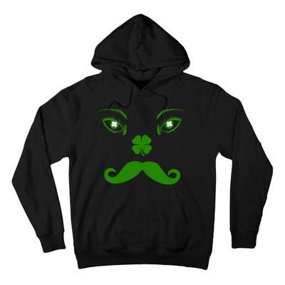 Smiling Irish Eyes Cloverleaf Mustache Tall Hoodie