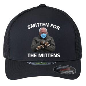 Smitten For The Mittens Bernie Sanders Flexfit Unipanel Trucker Cap