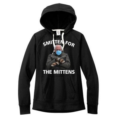 Smitten For The Mittens Bernie Sanders Women's Fleece Hoodie