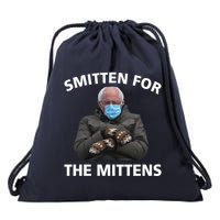 Smitten For The Mittens Bernie Sanders Drawstring Bag