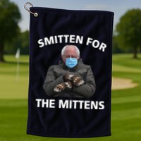 Smitten For The Mittens Bernie Sanders Golf Towel