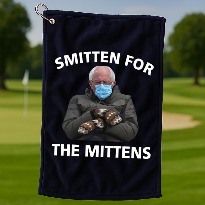 Smitten For The Mittens Bernie Sanders Golf Towel