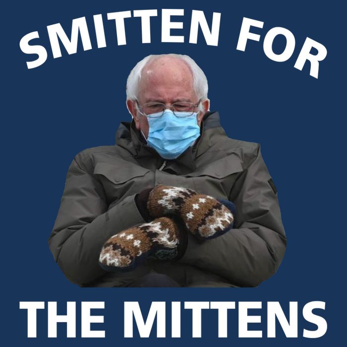 Smitten For The Mittens Bernie Sanders Toddler T-Shirt