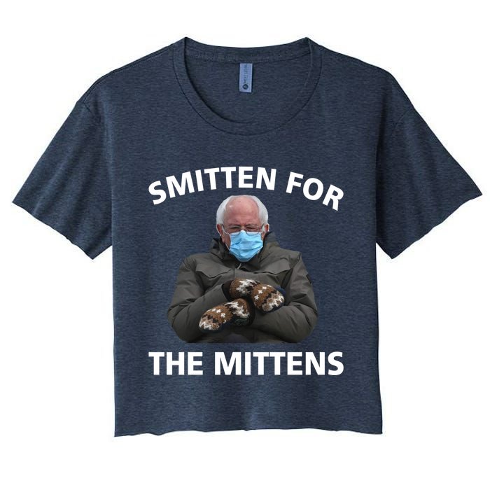 Smitten For The Mittens Bernie Sanders Crop Top