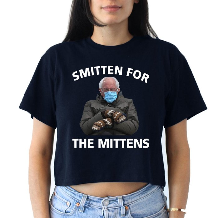 Smitten For The Mittens Bernie Sanders Crop Top