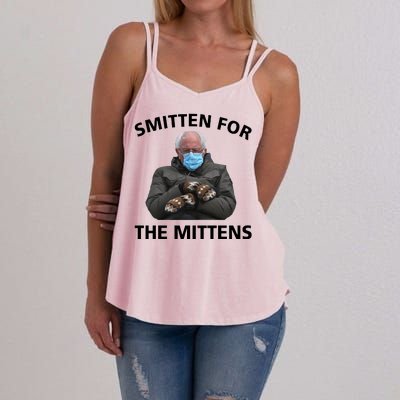 Smitten For The Mittens Bernie Sanders Women's Strappy Tank