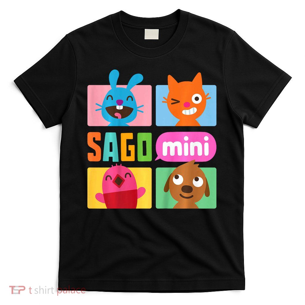 Sago Mini Jack Jinja Robin And Harvey Grid T-Shirt