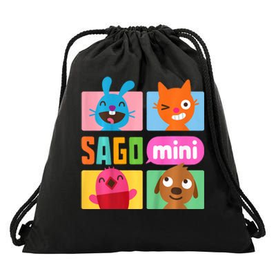 Sago Mini Jack Jinja Robin And Harvey Grid Drawstring Bag