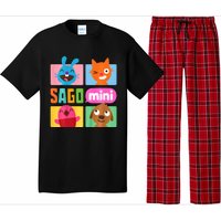 Sago Mini Jack Jinja Robin And Harvey Grid Pajama Set