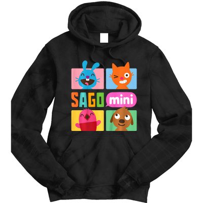 Sago Mini Jack Jinja Robin And Harvey Grid Tie Dye Hoodie