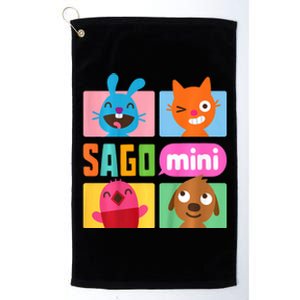 Sago Mini Jack Jinja Robin And Harvey Grid Platinum Collection Golf Towel