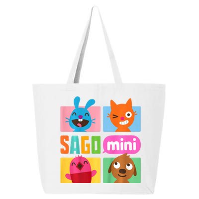 Sago Mini Jack Jinja Robin And Harvey Grid 25L Jumbo Tote